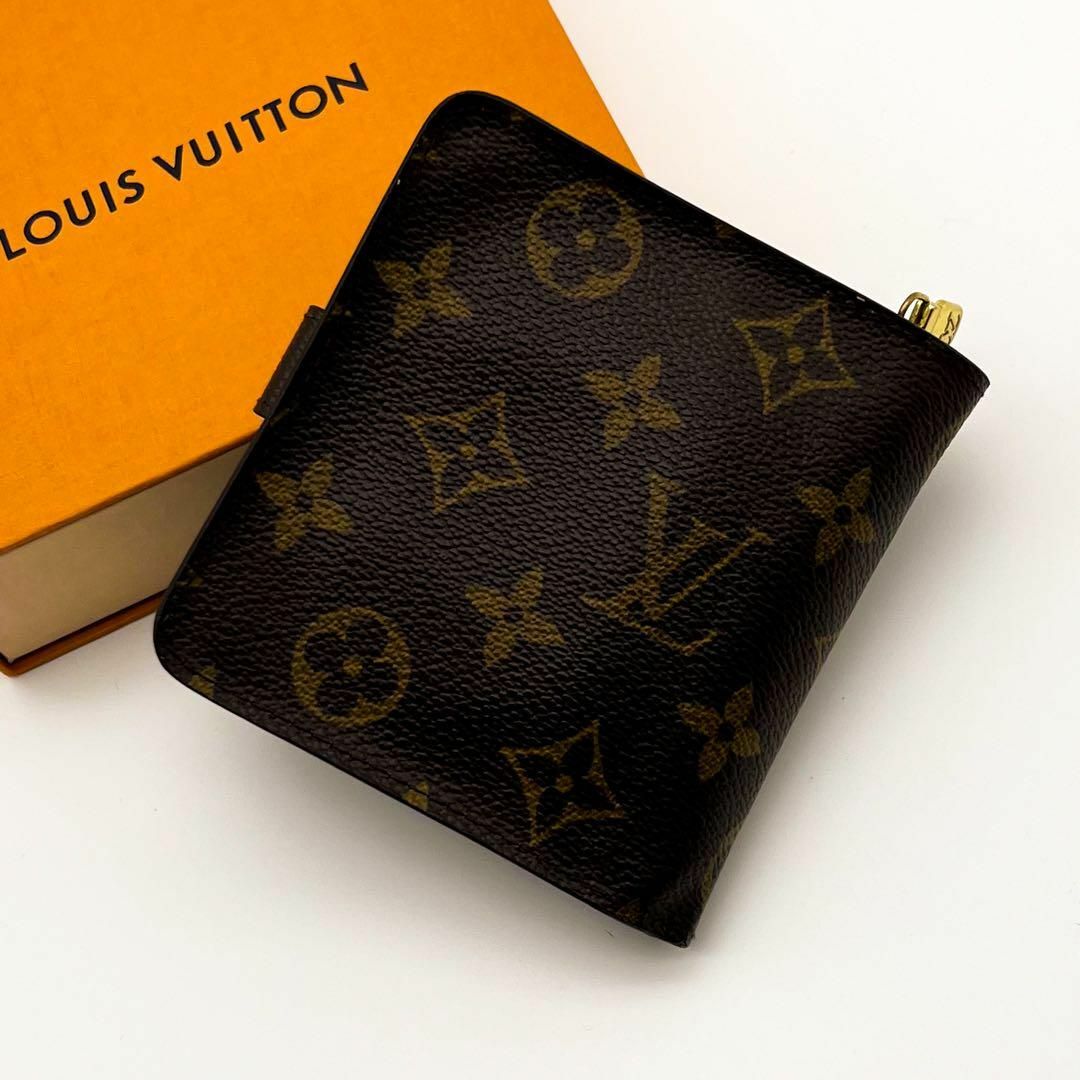 LOUIS VUITTON - 【極美品】ルイヴィトン コンパクトジップ モノグラム