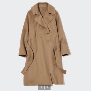 ユニクロ ブルー ロングコート(レディース)の通販 74点 | UNIQLOの