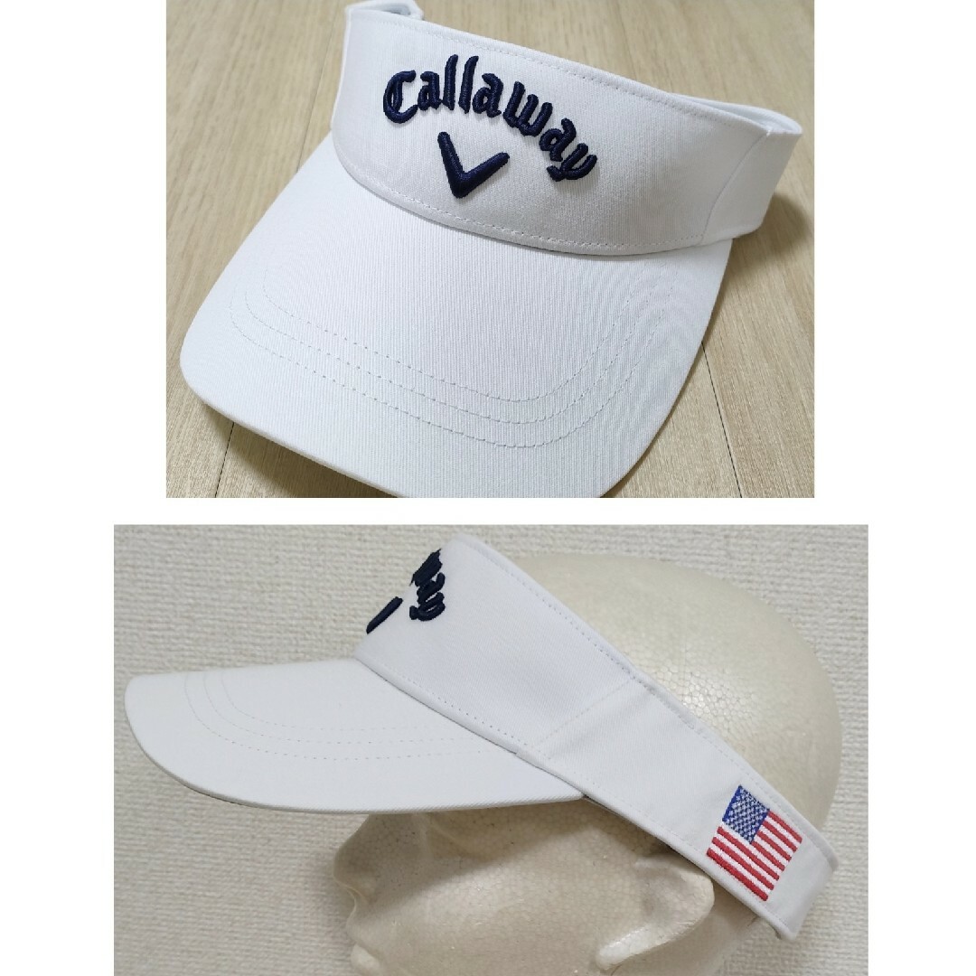 キャロウェイ callaway サンバイザー ゴルフ - レディースウェア
