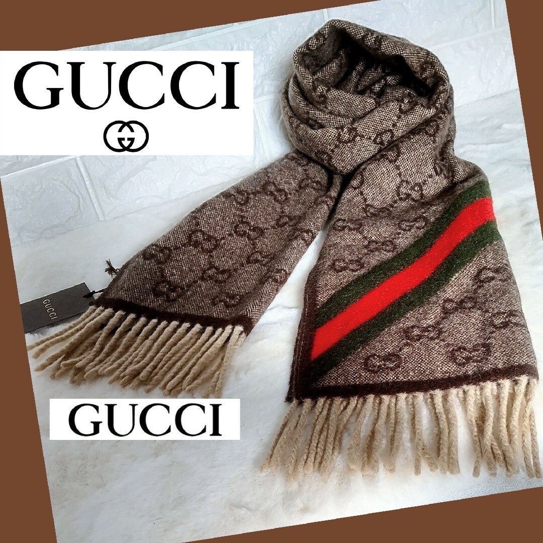 Gucci - yさま専用です✪グッチGUCCI✪シェリーライン ウール アンゴラ