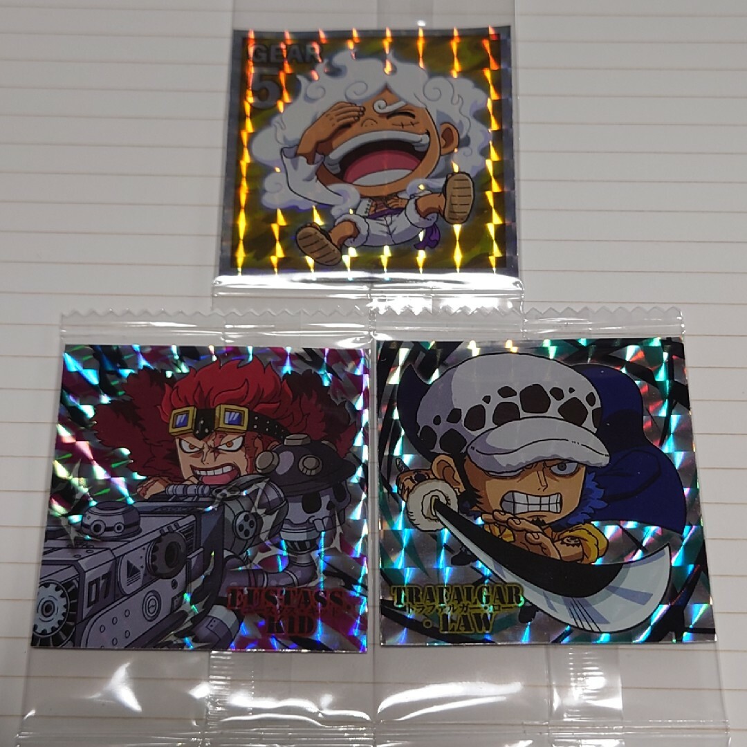 BANDAI - ワンピース大海賊シールウエハース LOG.6 ルフィ、ロー BANDAI - ワンピース大海賊シールウエハース LOG.6 ルフィ、ロー