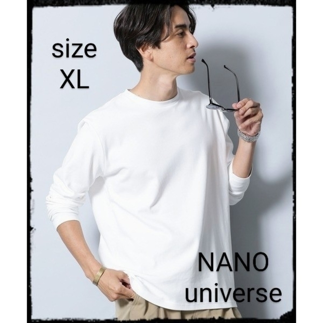 nano・universe(ナノユニバース)の《イヤな臭いを軽減》Anti Smell クルーネックロングスリーブTシャツ メンズのトップス(Tシャツ/カットソー(七分/長袖))の商品写真