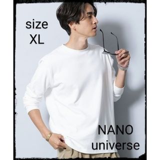 ナノユニバース(nano・universe)の《イヤな臭いを軽減》Anti Smell クルーネックロングスリーブTシャツ(Tシャツ/カットソー(七分/長袖))