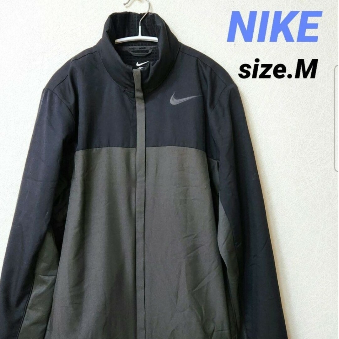 NIKE ナイキ ナイロンジャケット トラックジャケット 立体ロゴ size.M