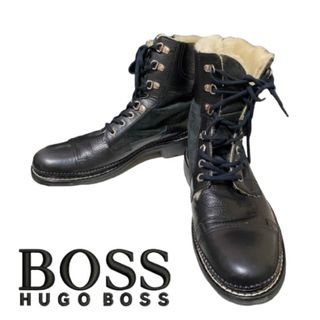 ヒューゴボス(HUGO BOSS)の【HUGO BOSS】リアルファー　ラムスキンブーツ(ブーツ)