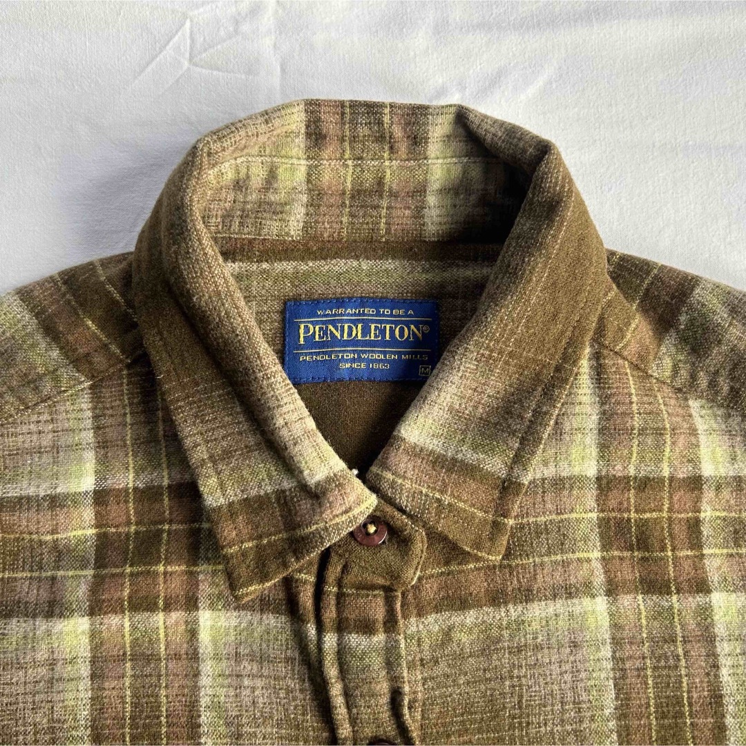 PENDLETON(ペンドルトン)のPENDLETON ペンドルトン シャツ 長袖 チェック M レディースのトップス(シャツ/ブラウス(長袖/七分))の商品写真