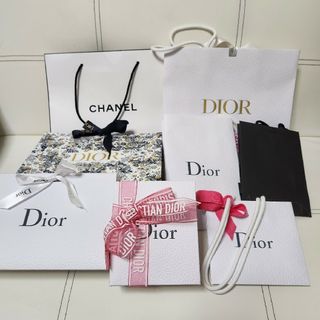 ディオール(Dior)のDior CHANEL ADDICTION ショッパー 紙袋 セット(ショップ袋)