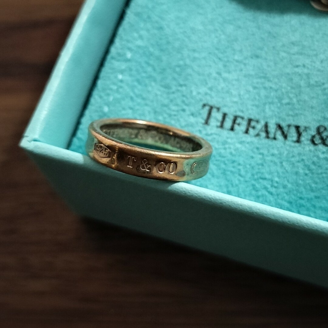 Tiffany & Co. - ベア様専用 箱付き 7号 シルバー 正規品 皮袋付きの