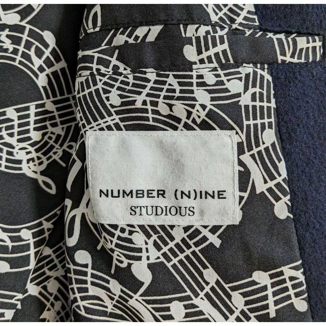 NUMBER (N)INE - S 中古 NUMBER NINE STUDIOUS チェスターコート 紺の