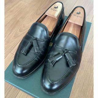 クロケットアンドジョーンズ(Crockett&Jones)のCrockett&Jones CAVENDISH3 ブラックカーフ 6 美品(ドレス/ビジネス)