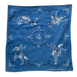 60s USA製 WAMCRAFT COWBOY Vintage Bandana(バンダナ/スカーフ)