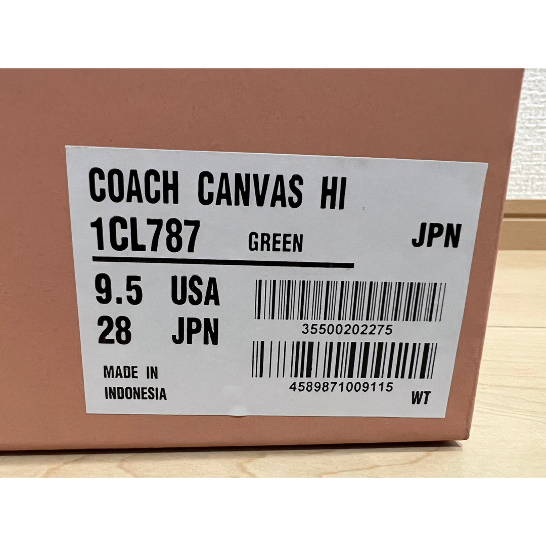 ADDICT(アディクト)の28.0cm グリーン　COACH Addict チャックテイラー　コンバース メンズの靴/シューズ(スニーカー)の商品写真