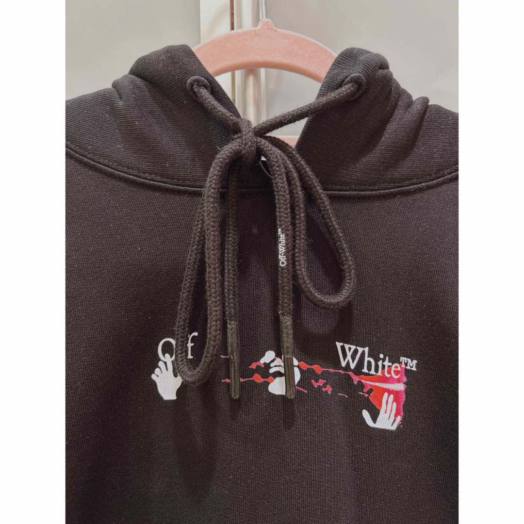 Off-White - off-white オフホワイト パーカー ピンクパーカーの Off-White - off-white オフホワイト パーカー ピンクパーカーの