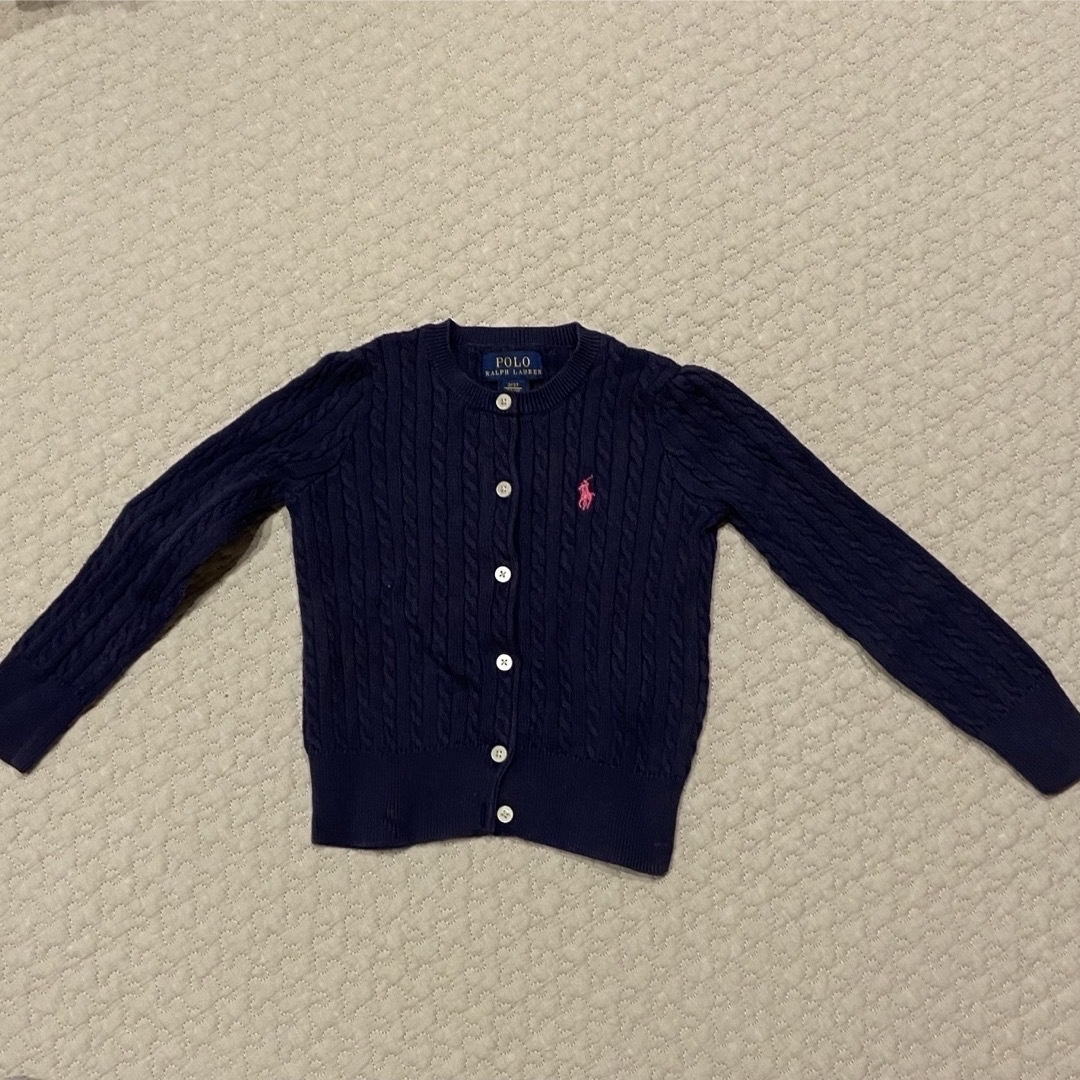 POLO RALPH LAUREN(ポロラルフローレン)のカーズ♡♡様　POLO RALPH LAUREN カーディガン 100 キッズ/ベビー/マタニティのキッズ服女の子用(90cm~)(カーディガン)の商品写真