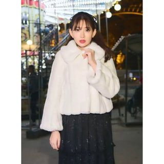 herlipto風winter love faux fur coat 新品未使用