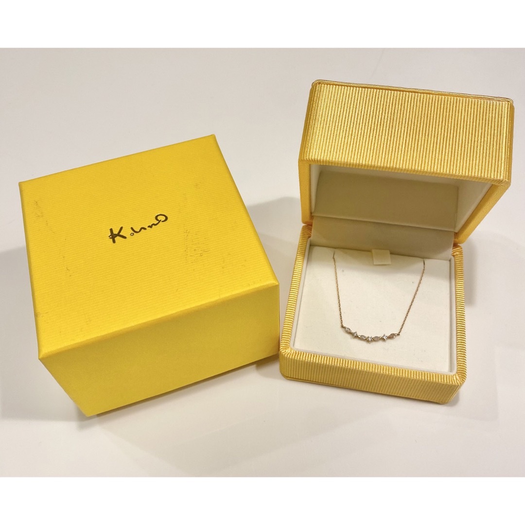 美品】ケイウノ ネックレス 18金 ダイヤモンド-