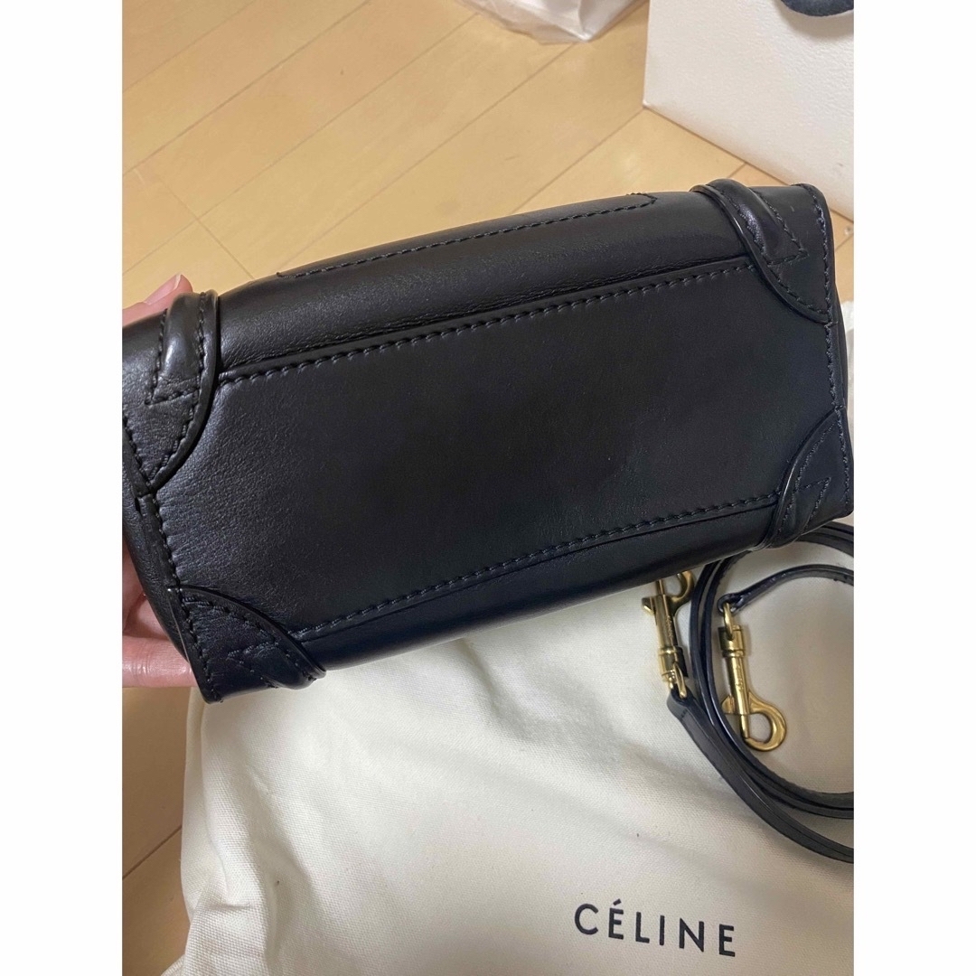 celine(セリーヌ)の※専用　CÉLINE ラゲージ ナノ スムースカーフスキン  旧ロゴ レディースのバッグ(ショルダーバッグ)の商品写真