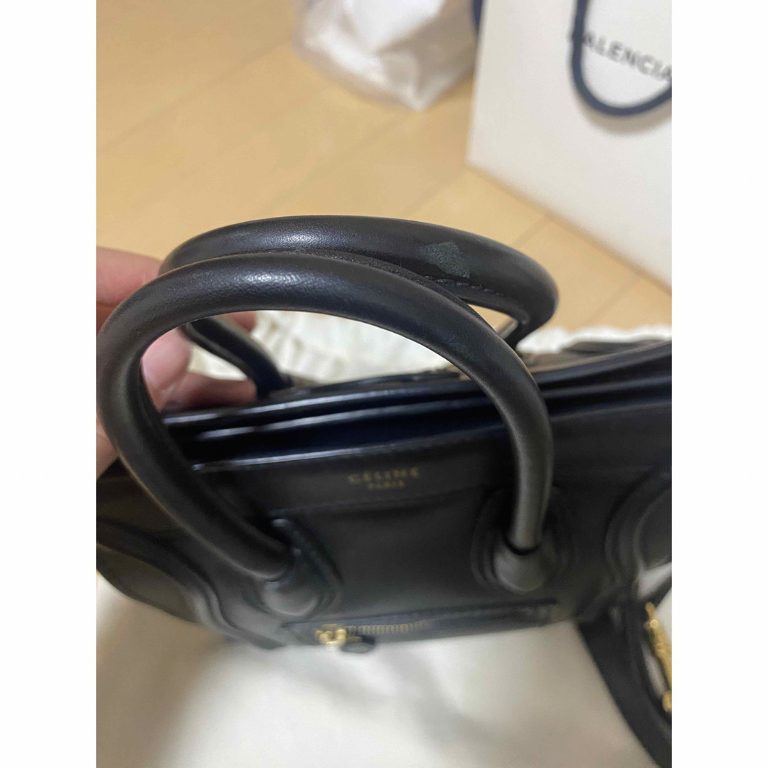 celine(セリーヌ)の※専用　CÉLINE ラゲージ ナノ スムースカーフスキン  旧ロゴ レディースのバッグ(ショルダーバッグ)の商品写真