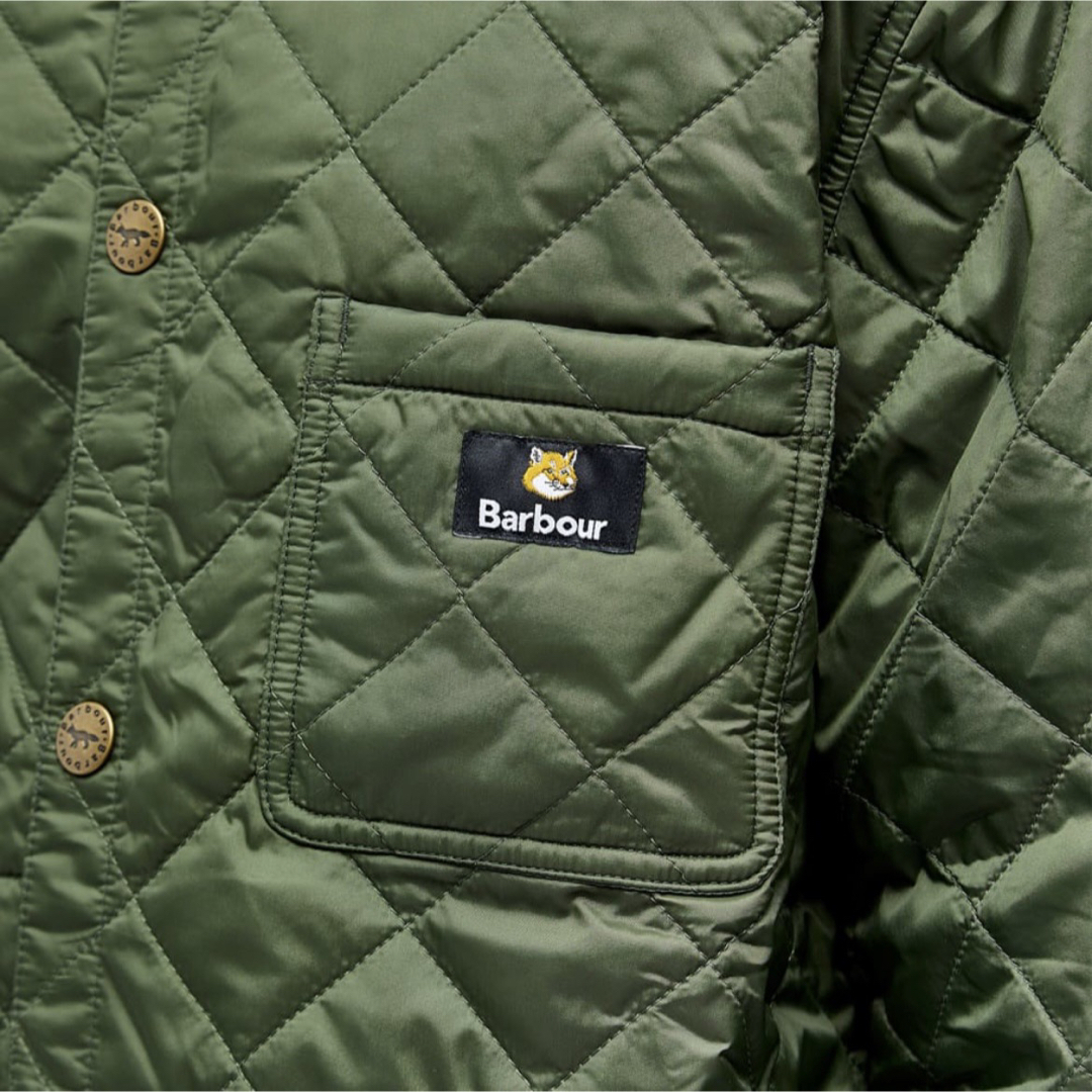 メゾン キツネ X BARBOUR ケニング キルテッド ジャケット