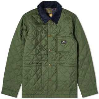 メゾンキツネ(MAISON KITSUNE')のメゾン キツネ X BARBOUR ケニング キルテッド ジャケット(ブルゾン)