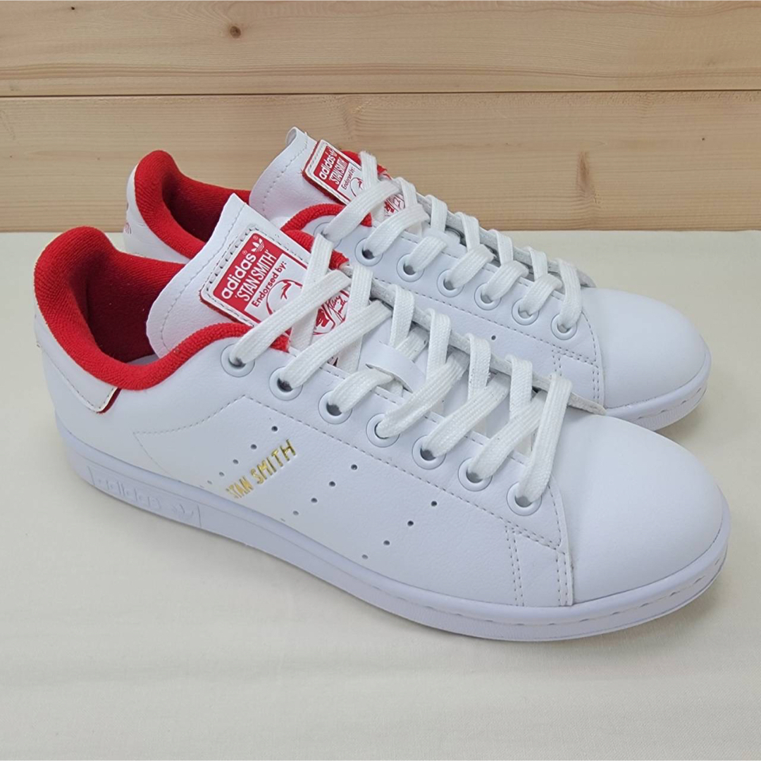 STANSMITH(adidas) - アディダス スタンスミス ホワイト/レッド 23.5