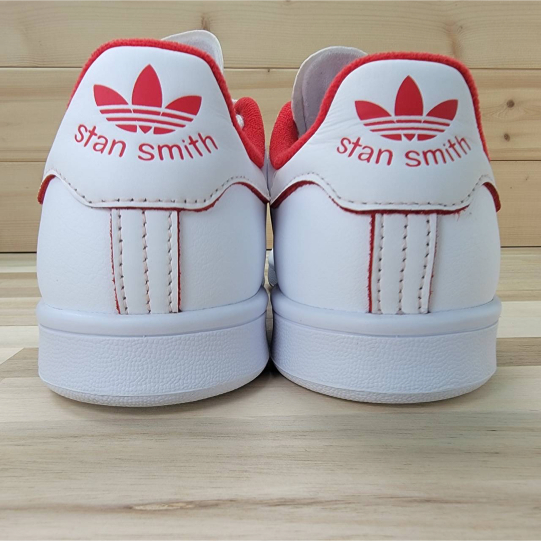 STANSMITH(adidas) - アディダス スタンスミス ホワイト/レッド 23.5