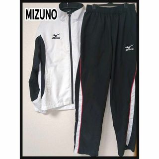 ミズノ(MIZUNO)の★MIZUNO★ミズノ 軽量 ナイロン セットアップ ジャージ 上下 メンズM(ジャージ)