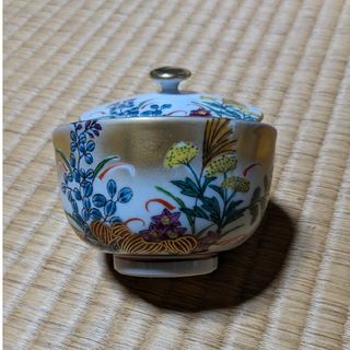 九谷焼　九谷一宝　蓋付き茶器5客セット(陶芸)