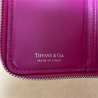 希少Tiffanyショッキングピンク財布