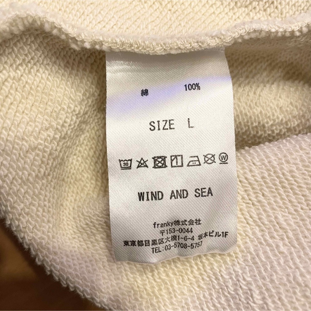 WIND AND SEA PATTERN CREW NECK スウェット