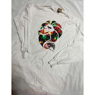 ネスタブランド(NESTA BRAND)のネスタブランド 長袖Tシャツ トップス Lサイズ　ホワイト(Tシャツ/カットソー(七分/長袖))