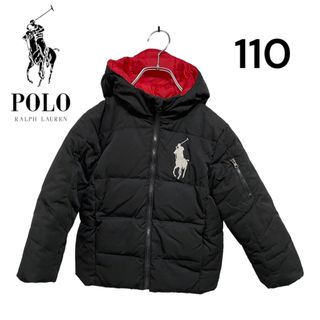 ポロラルフローレン(POLO RALPH LAUREN)の【最安値】ポロラルフローレン⭐︎ダウンジャケット⭐︎キッズ⭐︎ブラック(ジャケット/上着)