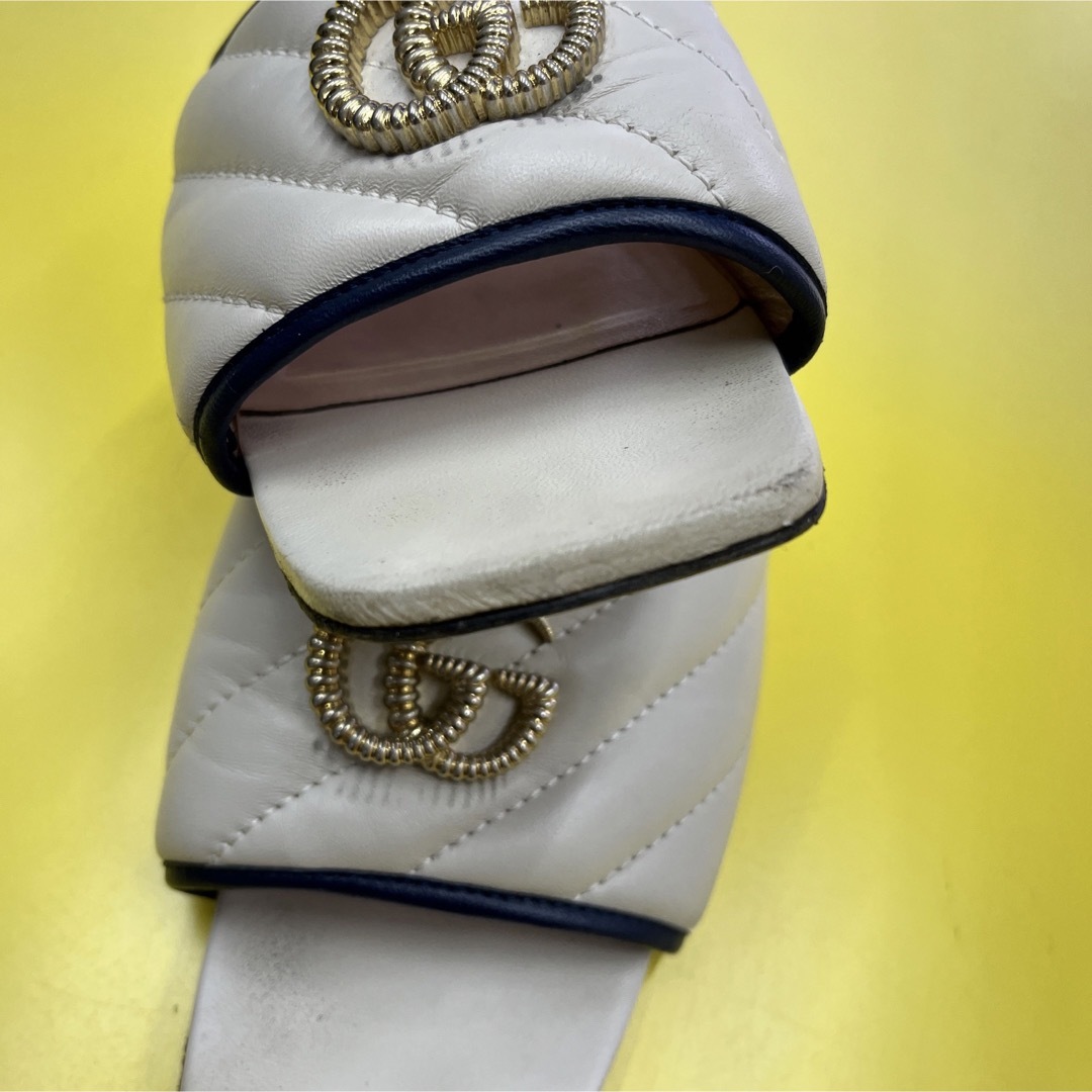 gucci サンダル GG オフベージュ38