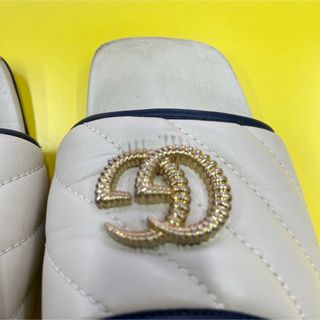 Gucci - gucci サンダル GG オフベージュ38の通販 by vintage chic
