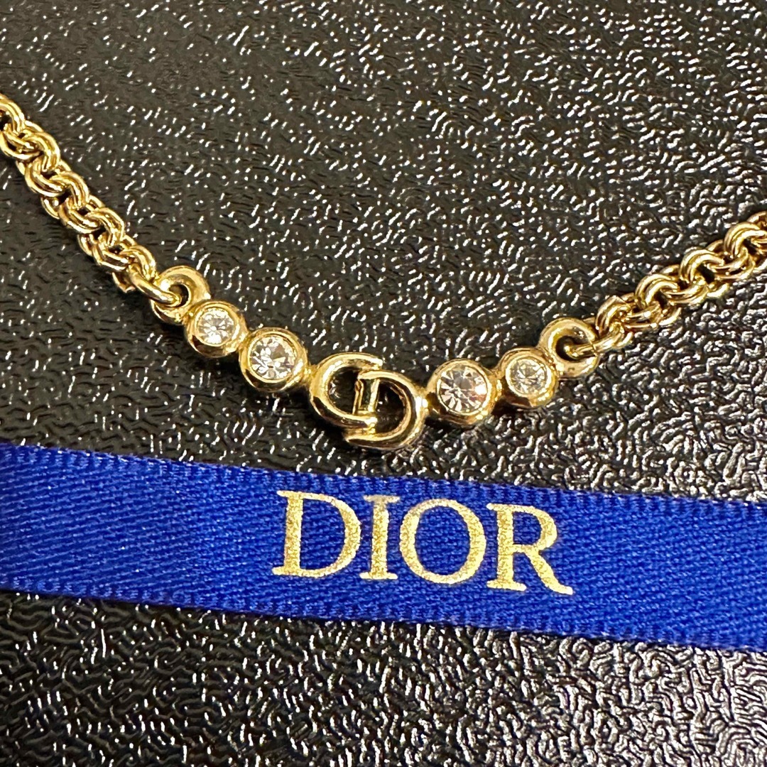 Christian Dior - DIOR ヴィンテージ ラインストーン ネックレス CD