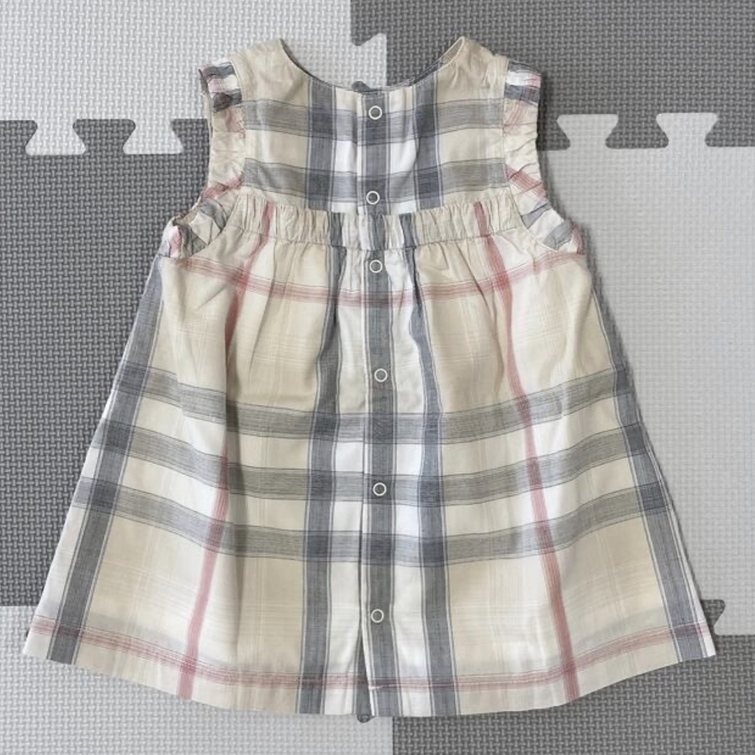 BURBERRY(バーバリー)のバーバリー　ワンピース　ブルマセット キッズ/ベビー/マタニティのベビー服(~85cm)(ワンピース)の商品写真