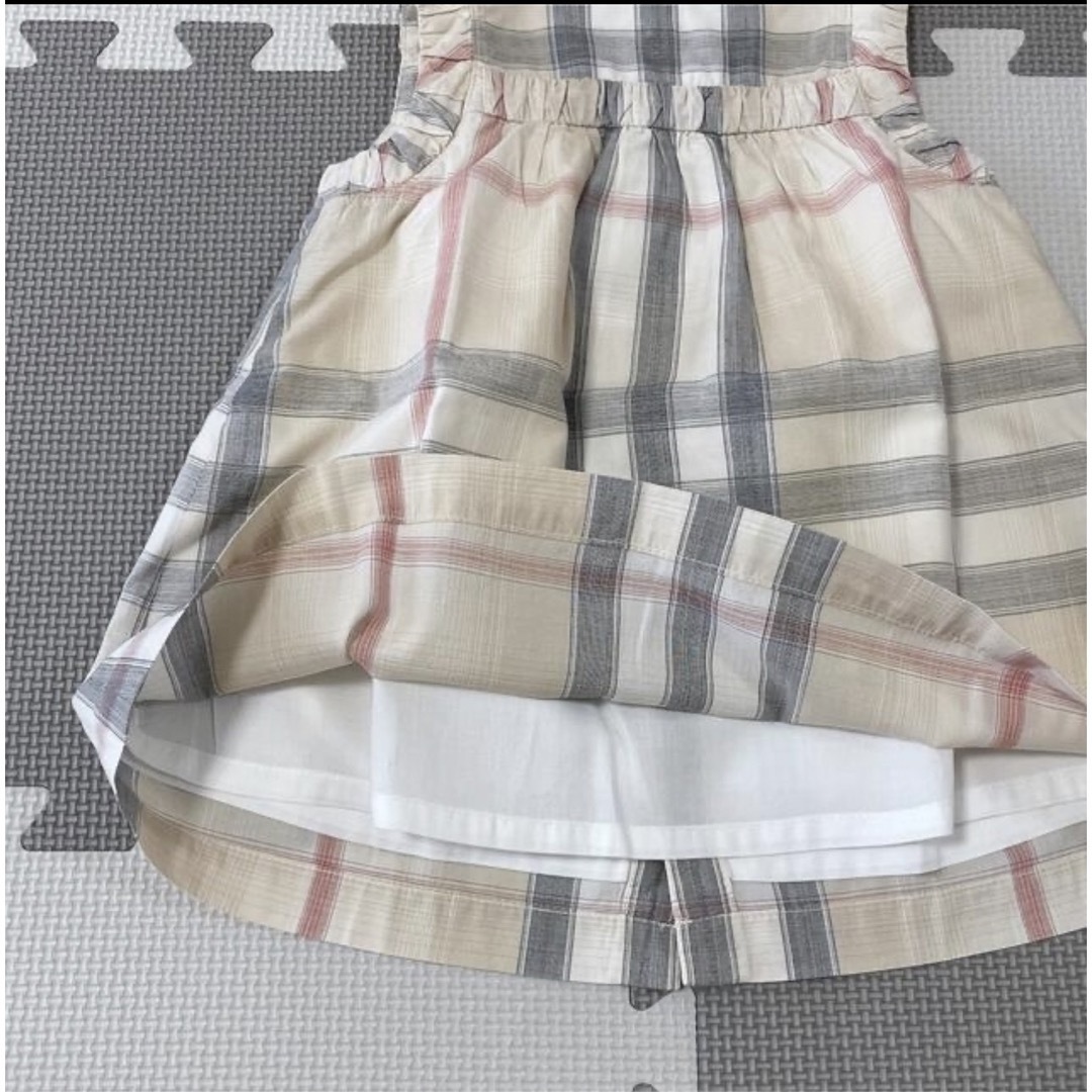 BURBERRY(バーバリー)のバーバリー　ワンピース　ブルマセット キッズ/ベビー/マタニティのベビー服(~85cm)(ワンピース)の商品写真