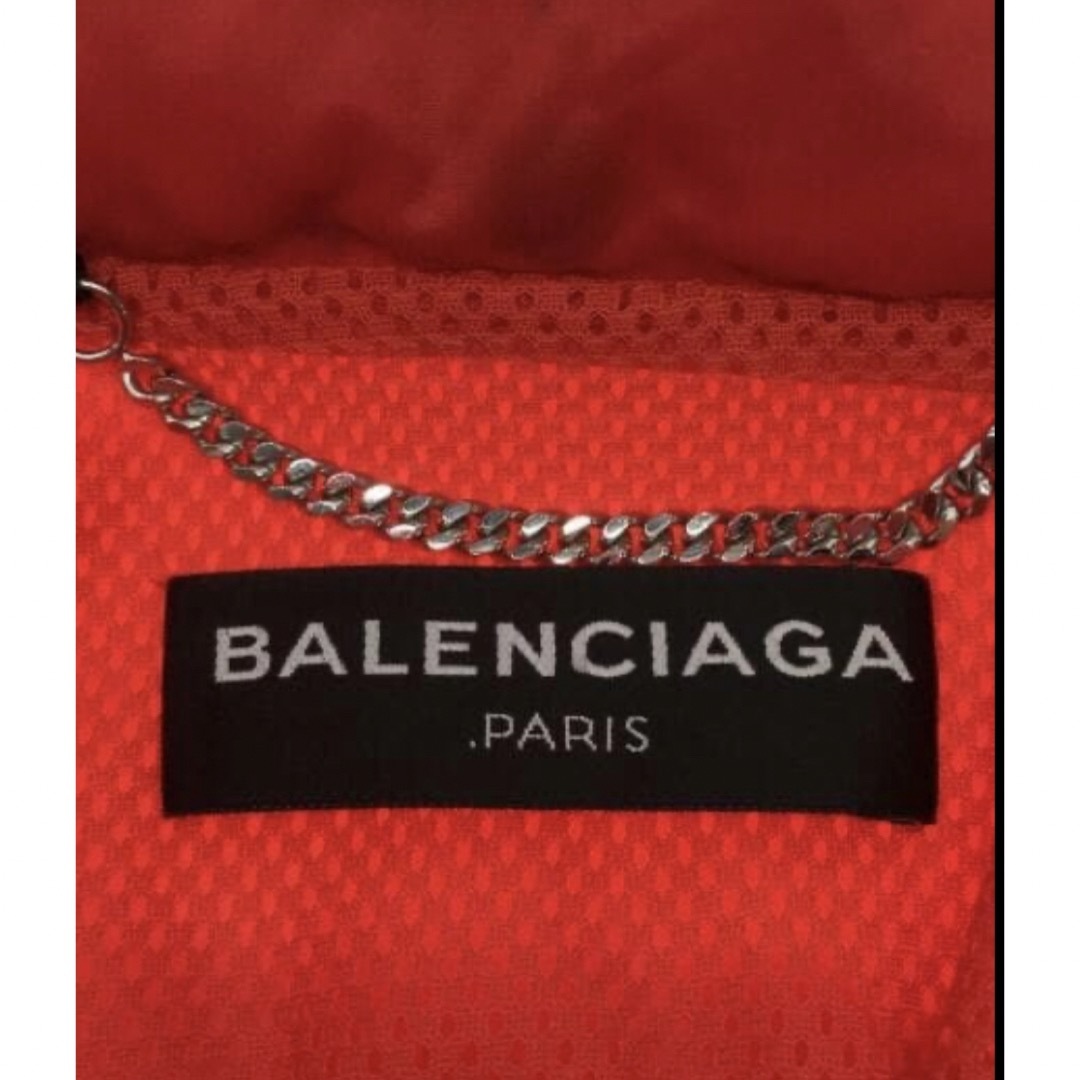 Balenciaga(バレンシアガ)のBalenciaga 17ss windbreaker red 登坂広臣着用 メンズのジャケット/アウター(ナイロンジャケット)の商品写真