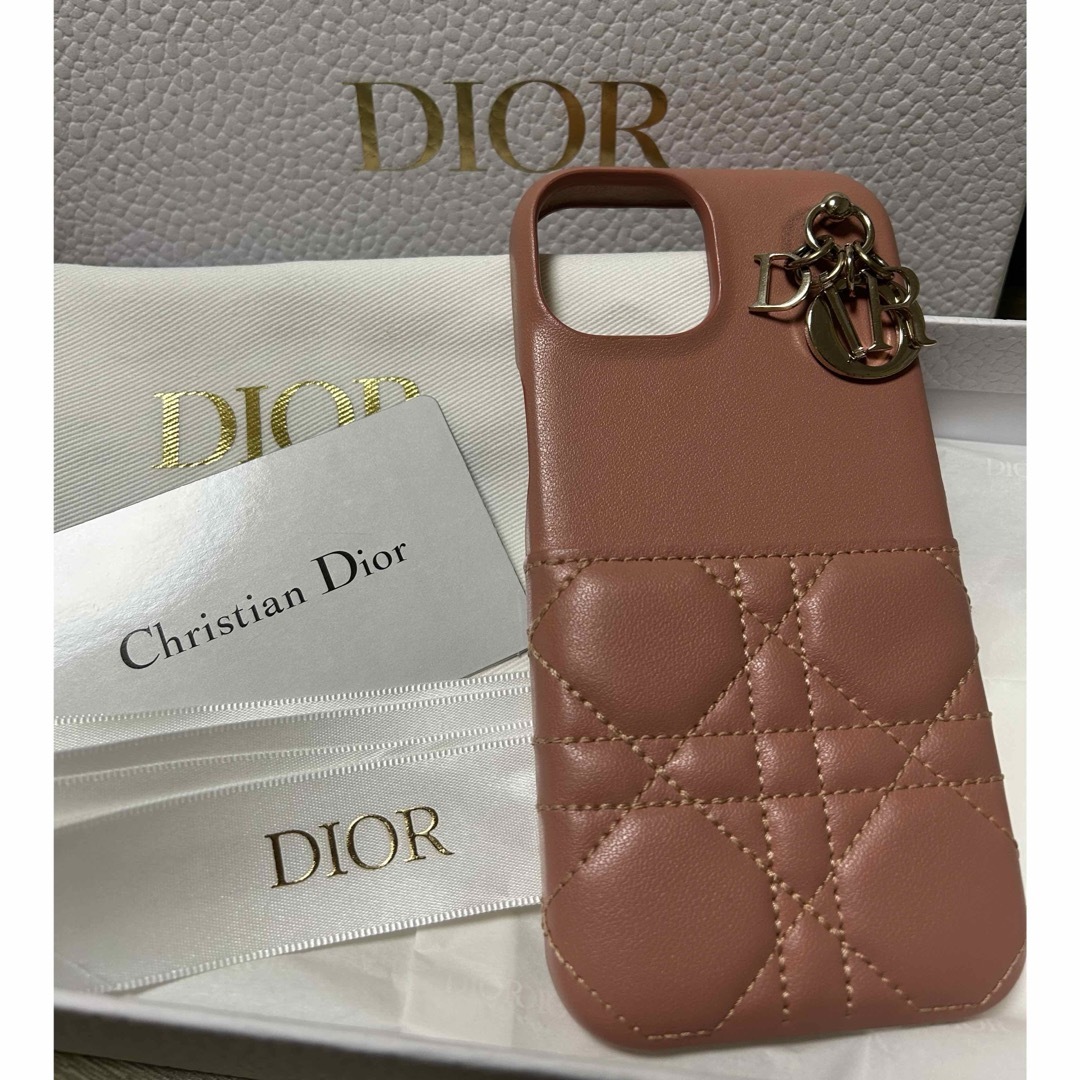 Christian Dior(クリスチャンディオール)の新品未使用・DIOR レディディオールiPhoneケース iPhone14 スマホ/家電/カメラのスマホアクセサリー(iPhoneケース)の商品写真