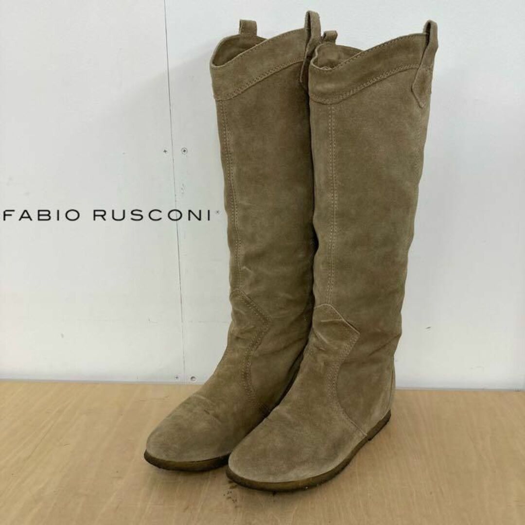 FABIO RUSCONI - FABIO RUSCONI スエード ロングブーツの通販 by ta's