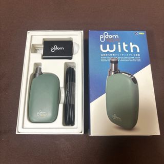 プルームテック(PloomTECH)のプルームテックプラスwith マイルドカーキ　箱なし(タバコグッズ)