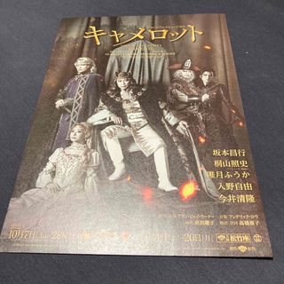 ジャニーズウエスト(ジャニーズWEST)の30) キャメロット　フライヤー　1枚　坂本昌行　桐山照史(印刷物)