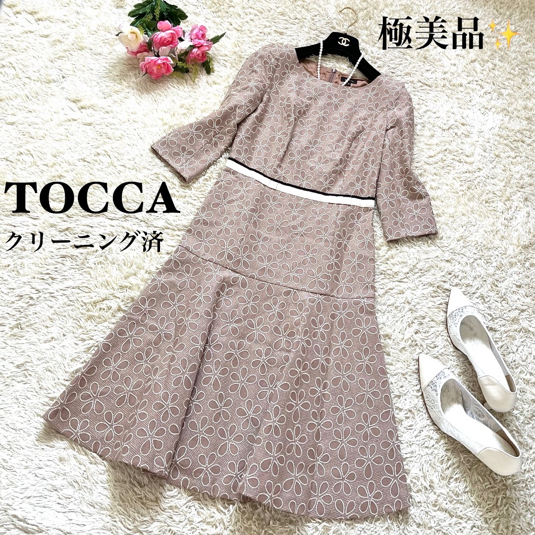 新品○TOCCAクリスマスローズワンピース