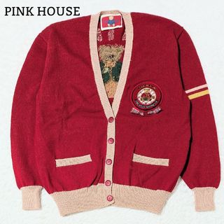 極美品 定価5.5万 PINK HOUSE ネコ刺繍ワンピース ブラック