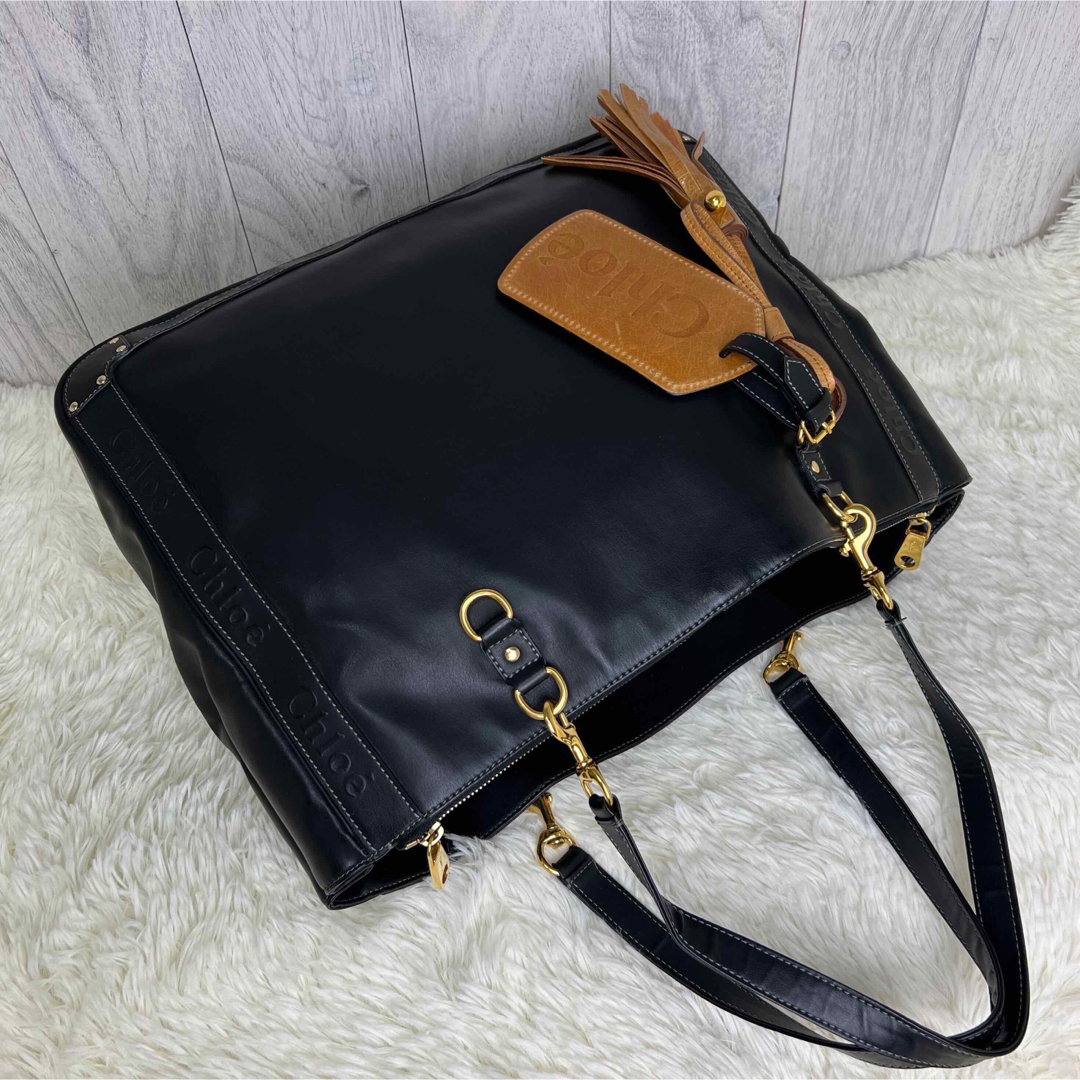 Chloe - 人気♡美品♡A4可♡Chloe クロエ レザー ショルダー トート