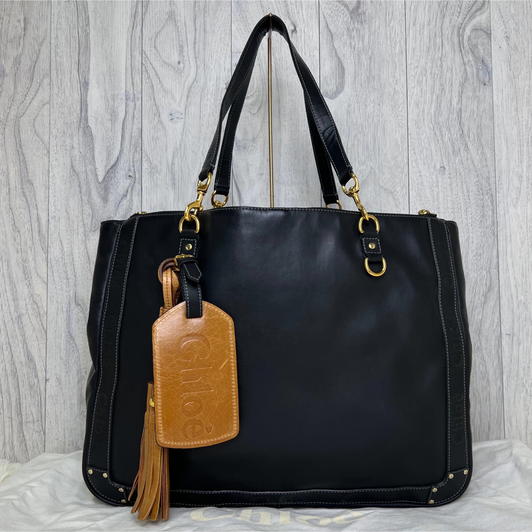 Chloe - 人気♡美品♡A4可♡Chloe クロエ レザー ショルダー トート