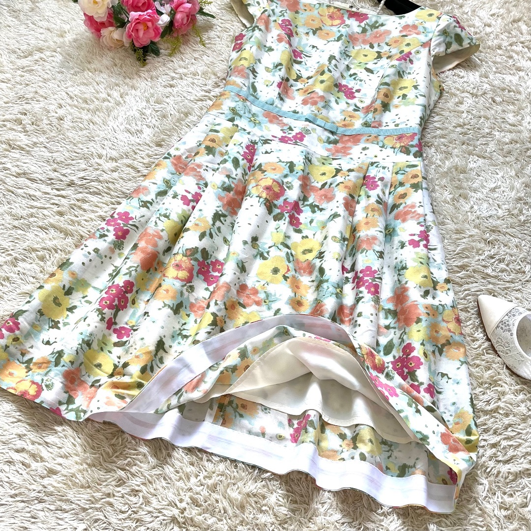 【洗えるドレス】TOCCA FLOWER FESTIVAL ドレスワンピース 2 6