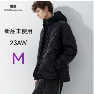 ユニクロ(UNIQLO)の新品 ユニクロWM 23AW リサイクルハイブリッドダウンジャケット ブラックM(ダウンジャケット)