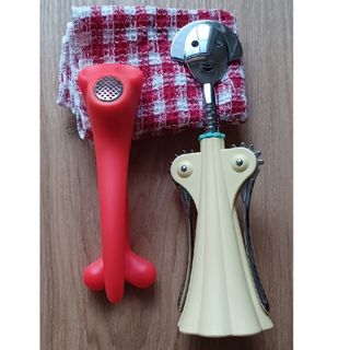 アレッシィ(ALESSI)の[ALESSI]ワインオープナーとガーリックプレス(調理道具/製菓道具)