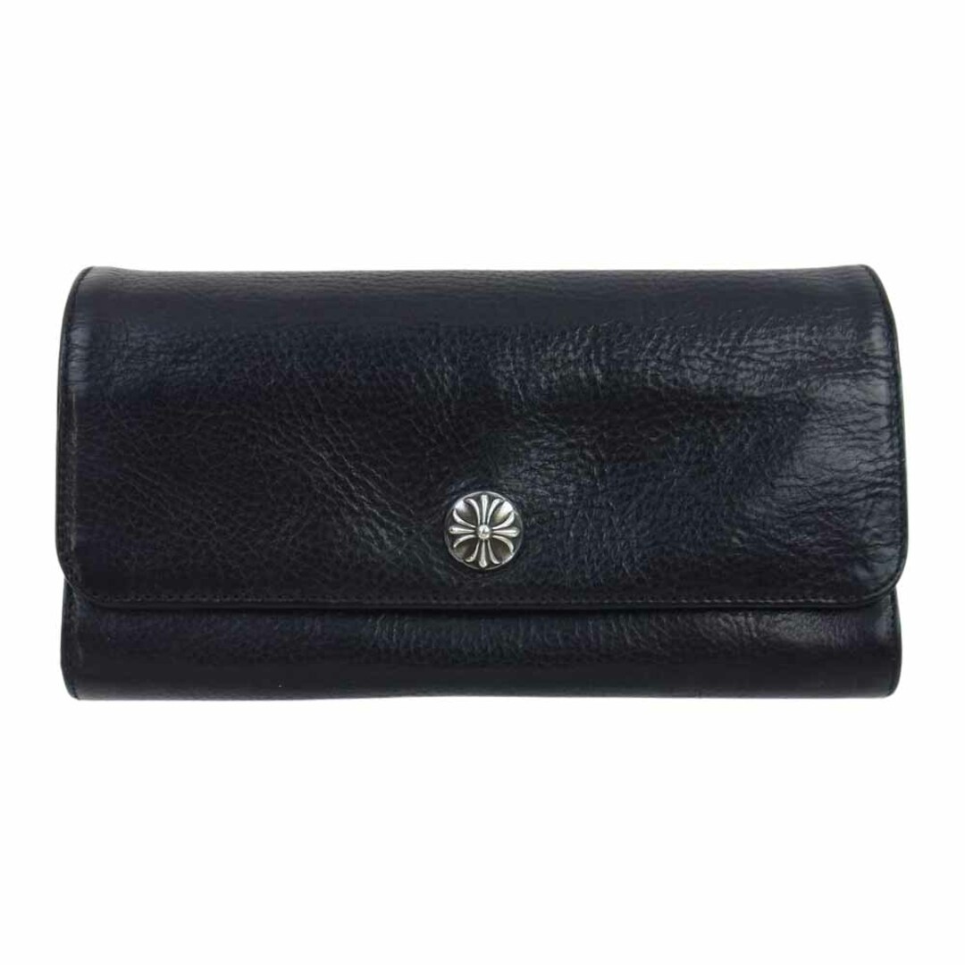 CHROME HEARTS クロムハーツ（原本無） 財布 JUDY CROSS BUTTON LONG WALLET ジュディ ロング ウォレット ブラック系